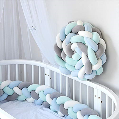cot bed braided bumper